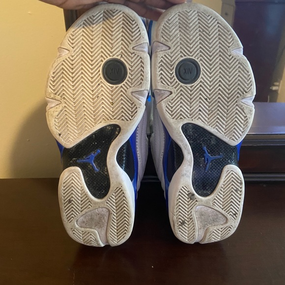 Air Jordan 14 retro (white hyper royal) - Picture 2 of 4